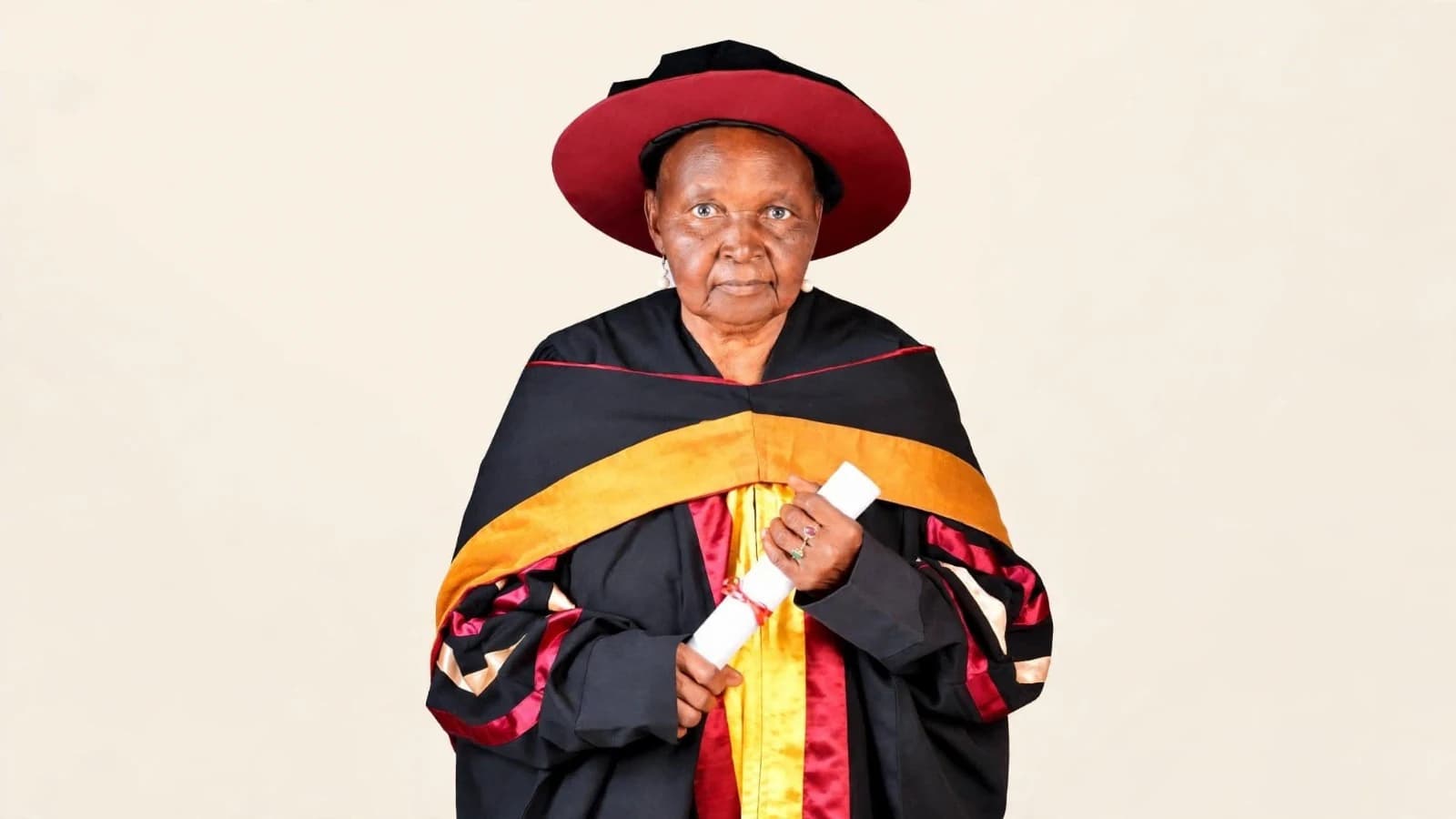 Age is just a number: 78-year-old Diborah Lotodo earns PhD from CUEA