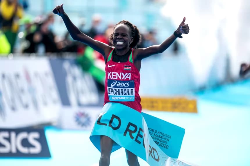 Marathon champion Peres Jepchirchir provisionally suspended by AIU for doping