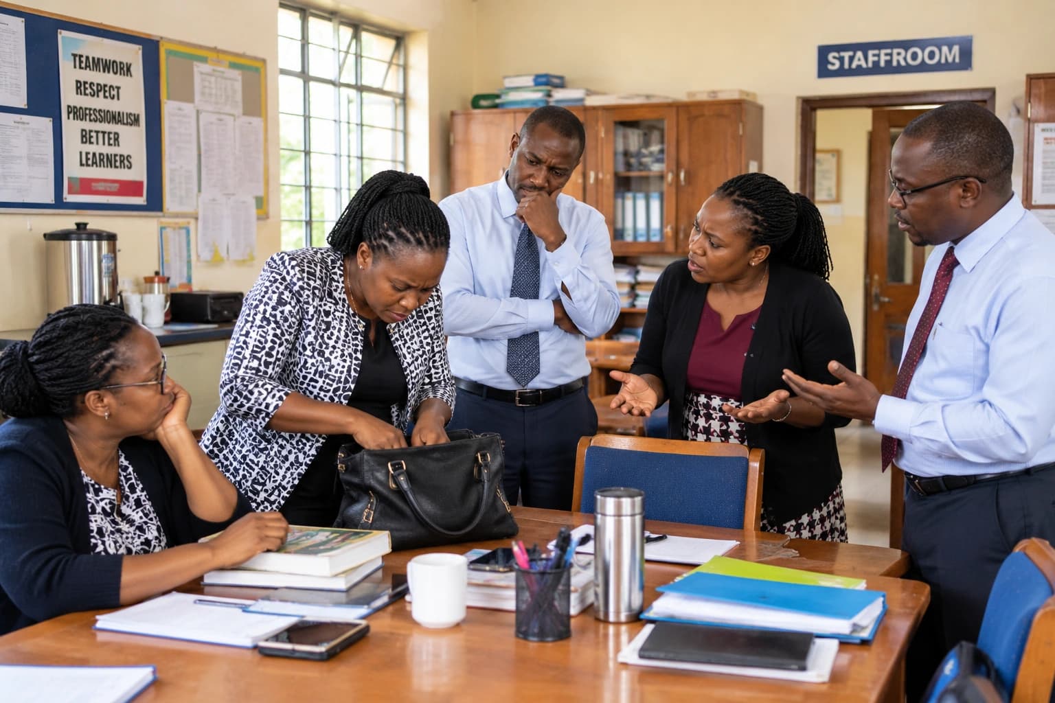 Missing money in the staffroom: Why teachers must establish facts before accusing colleagues