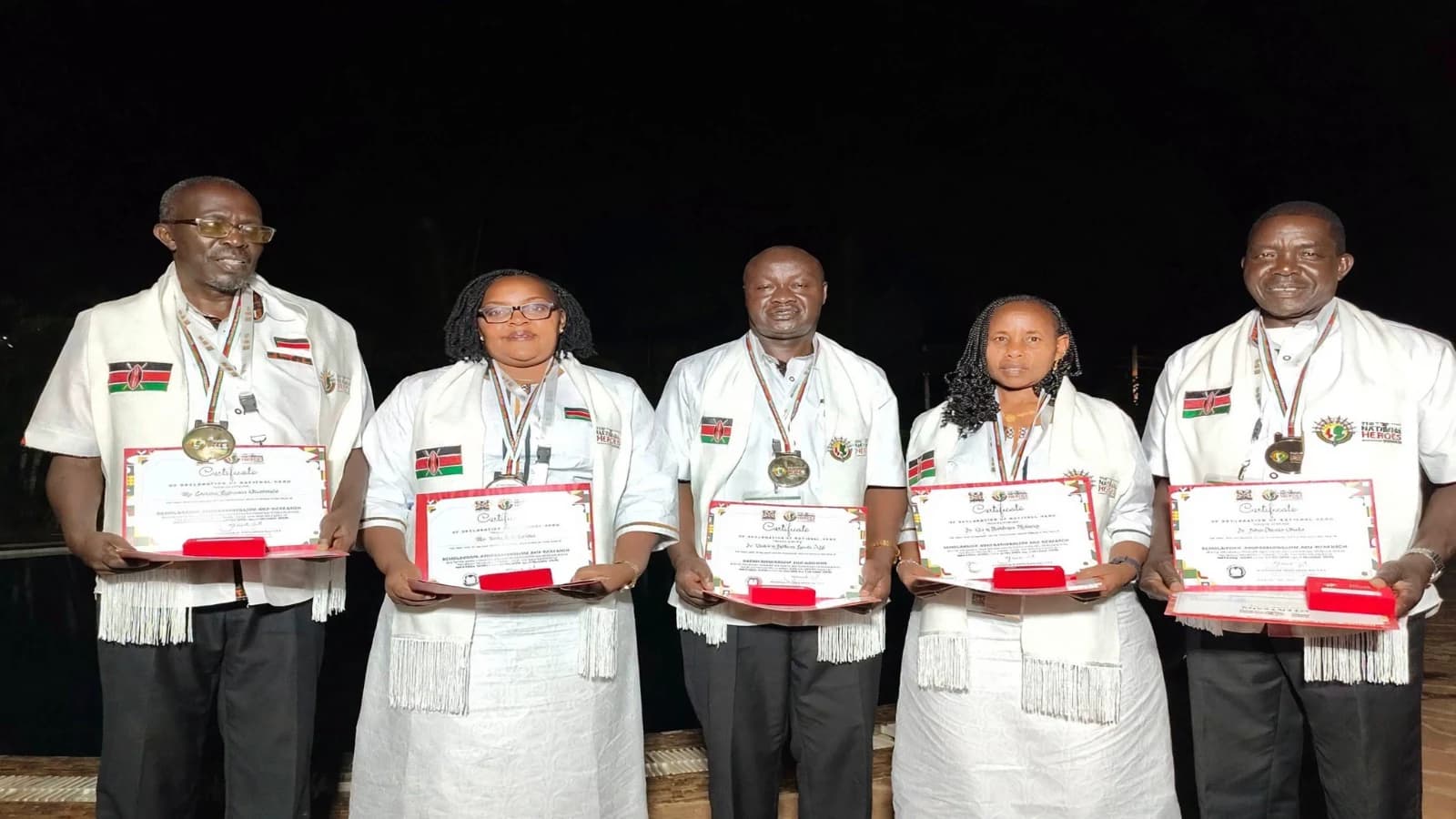 President Ruto honours five TVET principals during Mashujaa Day Celebrations