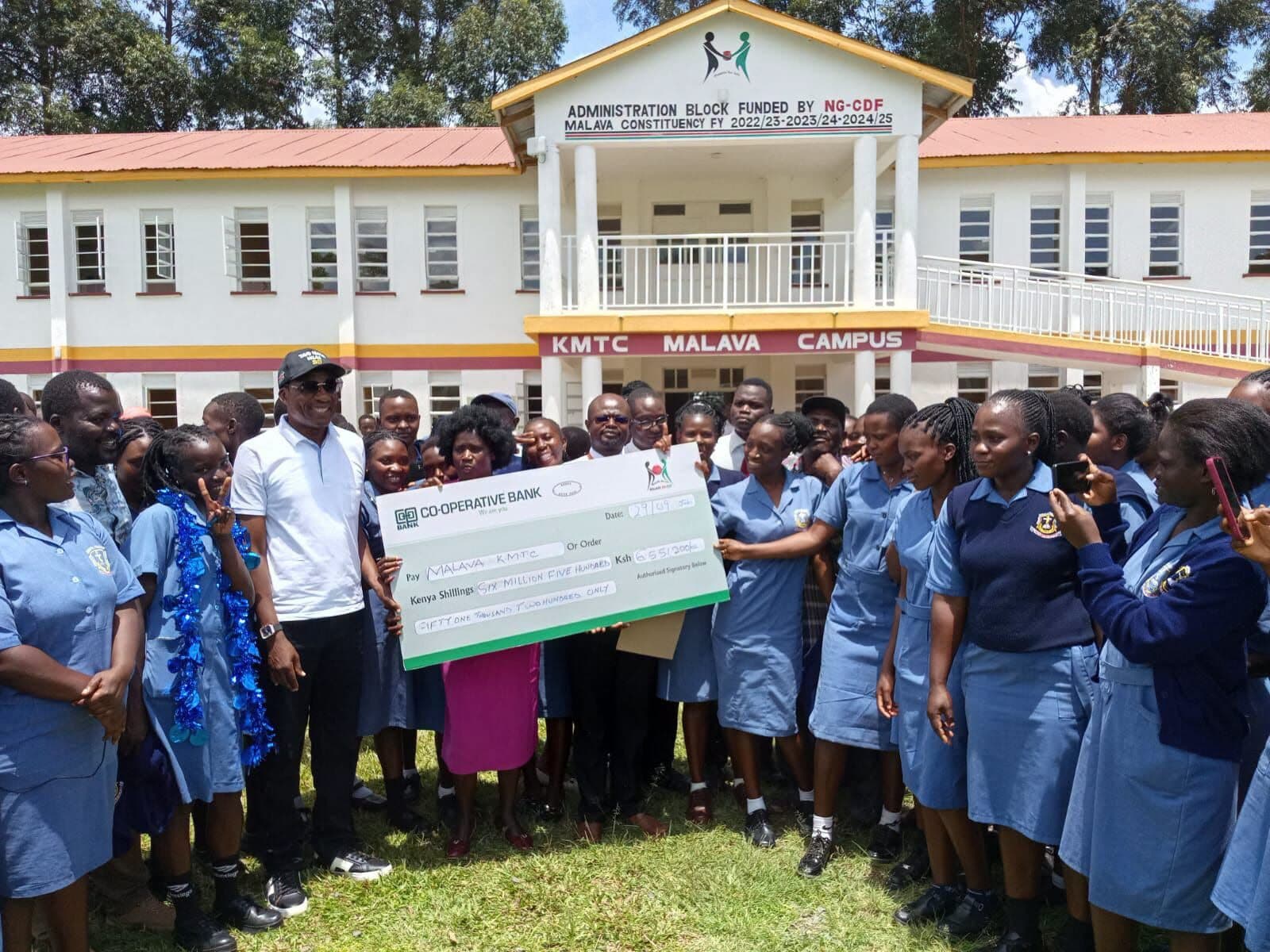 KMTC Malava learners receive Sh6.551 million bursary support from MP Ndakwa